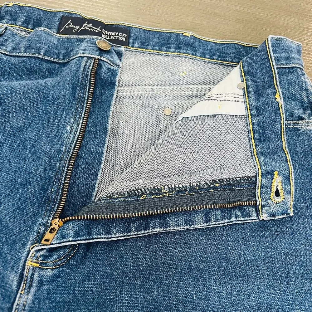 Wrangler Jeans Mens Size 40X34 Blue 13MGSHD George Strait Cowboy Cut Collection